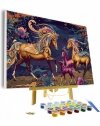 Malowanie Po Numerach Zestaw Bajeczne Konie 40x50
