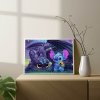 Malowanie Po Numerach Zestaw Stitch i Bezzubik 40x50