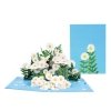 Kartka Pocztowa Okolicznościowa 3D Pop-up Kwiaty - Stokrotki