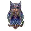 Puzzle Drewniane Magiczna Sowa A4