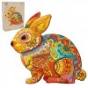 Puzzle Drewniane Szczęśliwy Królik L