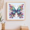 Haft Diamentowy Motyl Barw 30x30 cm