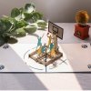 Kartka Pocztowa Okolicznościowa 3D Pop-up Sport - Koszykówka