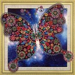 Haft Diamentowy Baśniowy Motyl 47x47 cm
