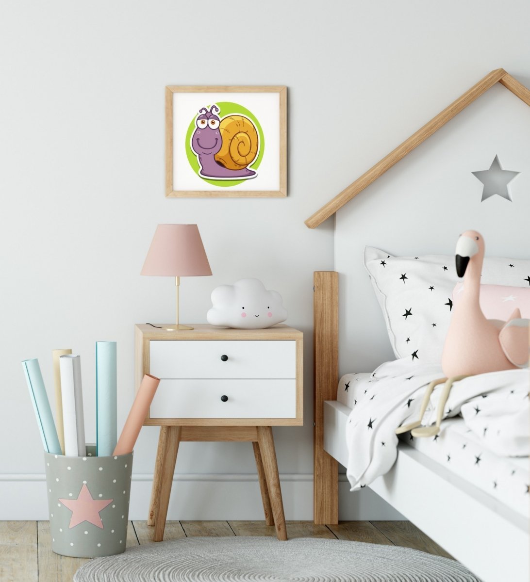 Haft Diamentowy Świetny Ślimak 25x25 cm