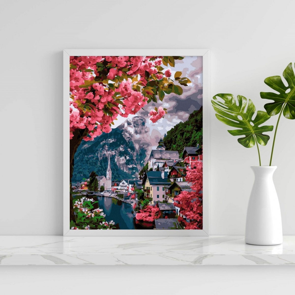 Malowanie Po Numerach Zestaw Sakura w Mieście 40x50