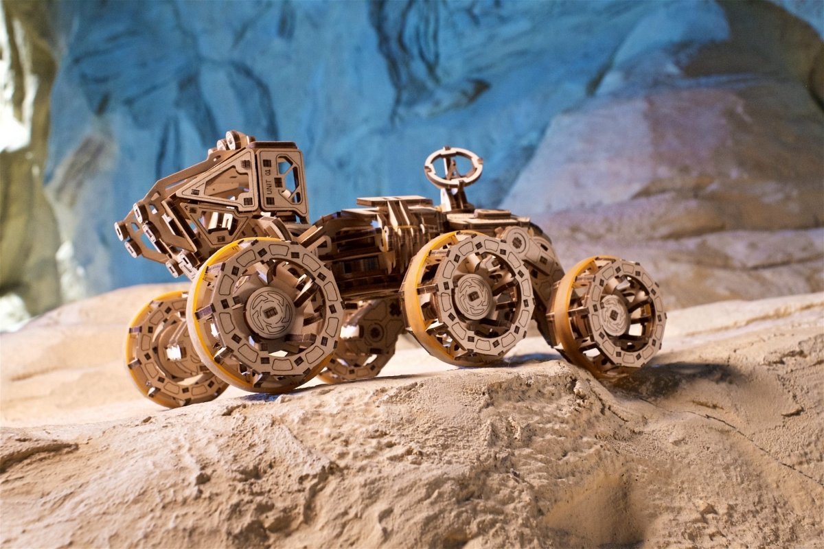 Puzzle 3D Drewniane Załogowy Łazik Marsjański uGEARS