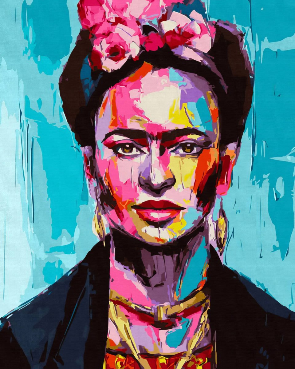Malowanie Po Numerach Zestaw Jasna Frida 40x50