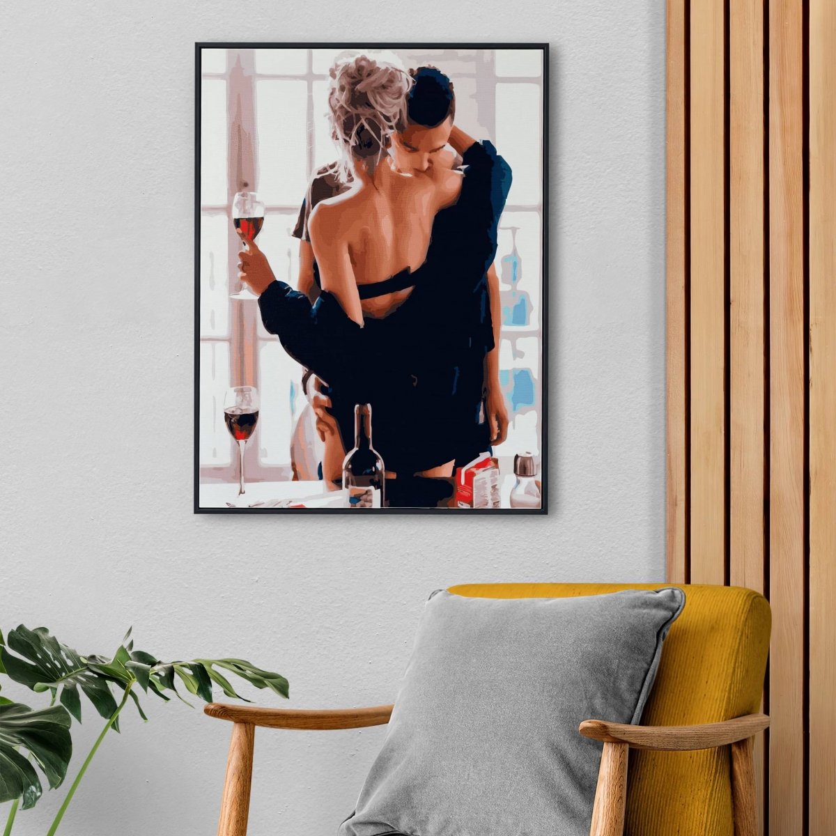 Malowanie Po Numerach Zestaw Poranek dla Dwojga 40x50