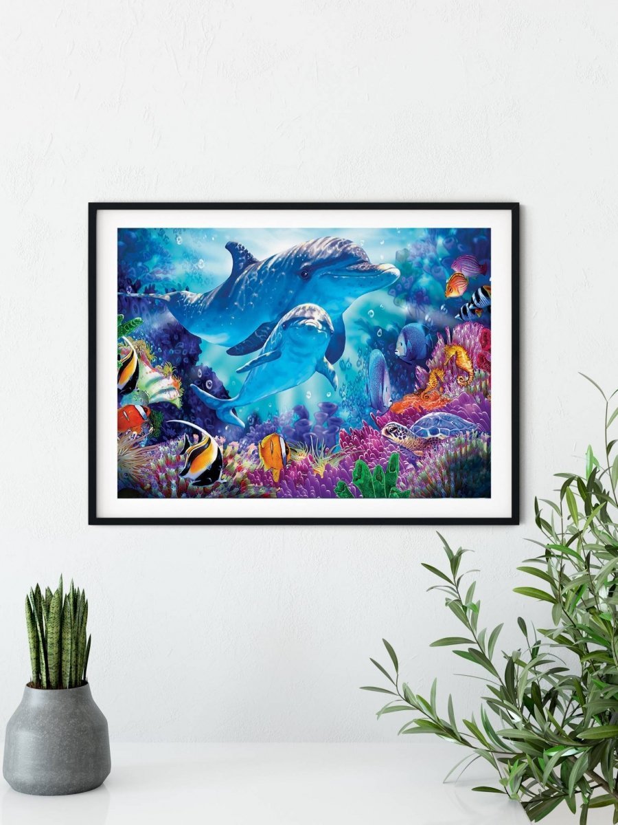 Haft Diamentowy Morski Świat 2 45x55
