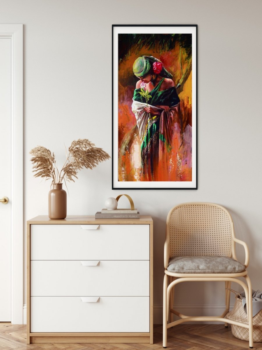 Haft Diamentowy Piękna Cyganka 45x85 cm