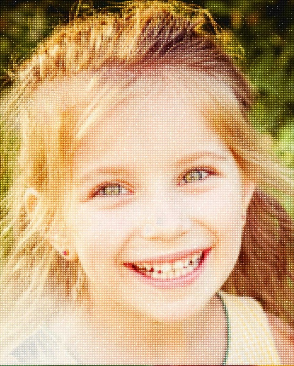 Haft Diamentowy z własnego zdjęcia z ramą wewnętrzną (Blejtram)