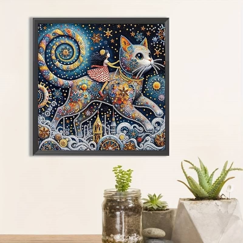 Haft Diamentowy Zaczarowana Noc 30x30 cm