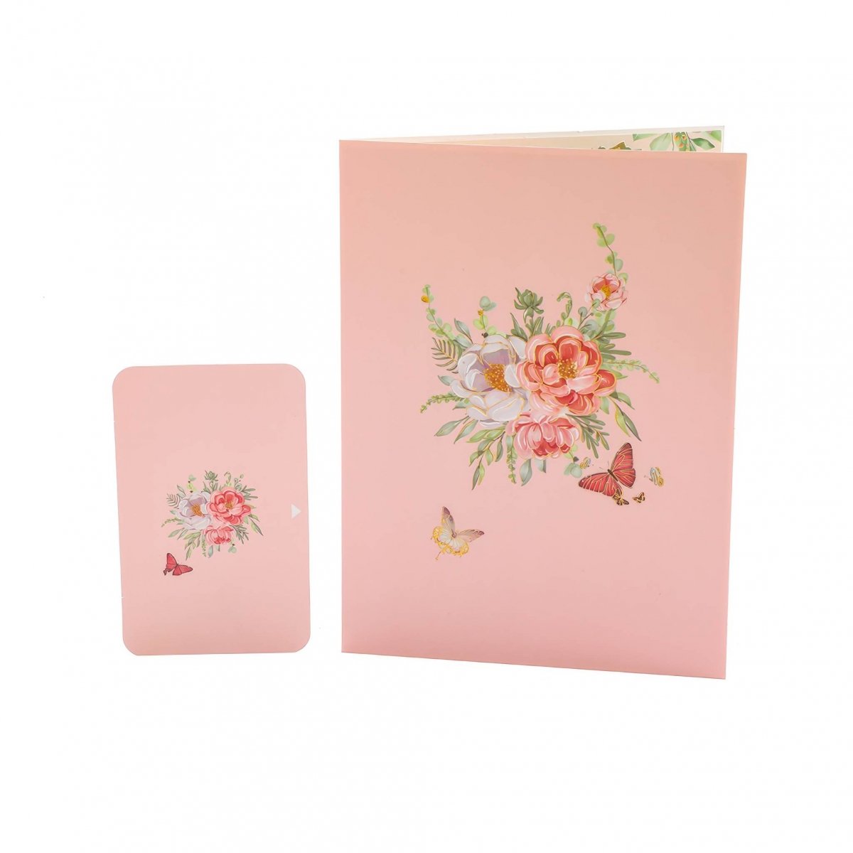 Kartka Pocztowa Okolicznościowa 3D Pop-up Motyle - Letni Blask