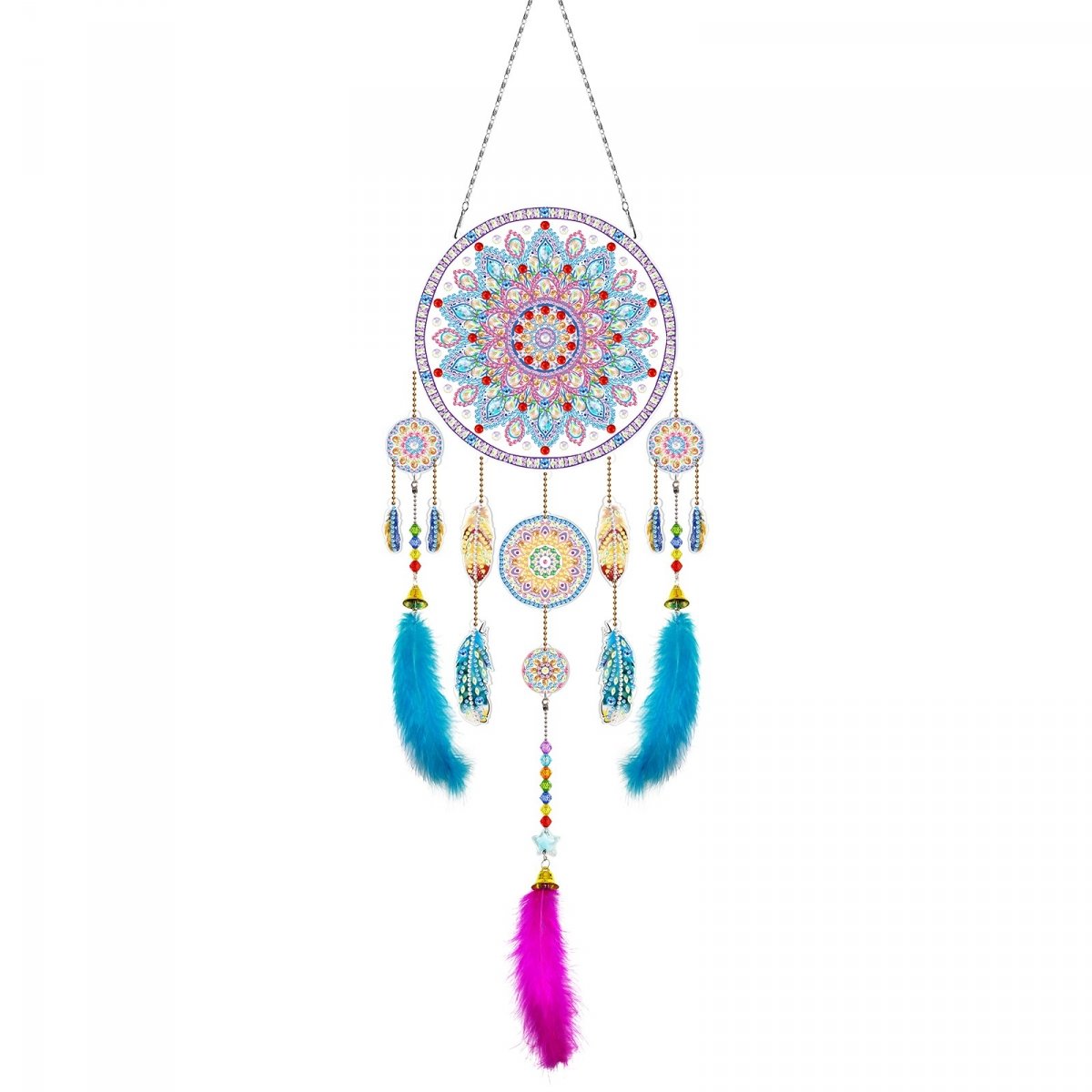 Haft Diamentowy Łapacz Snów - Błękitna Mandala