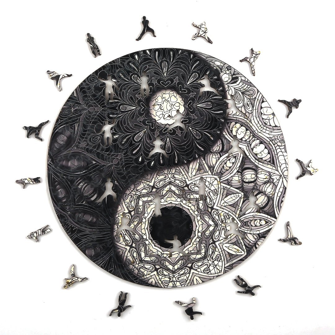 Puzzle Drewniane YIN YANG M