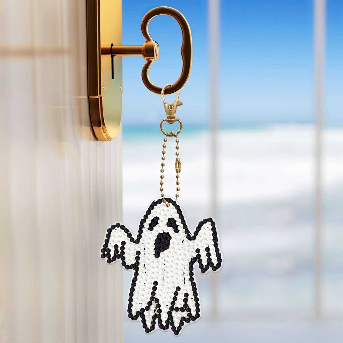 Haft Diamentowy Zawieszka Brelok Breloczek 6 szt -  Halloween