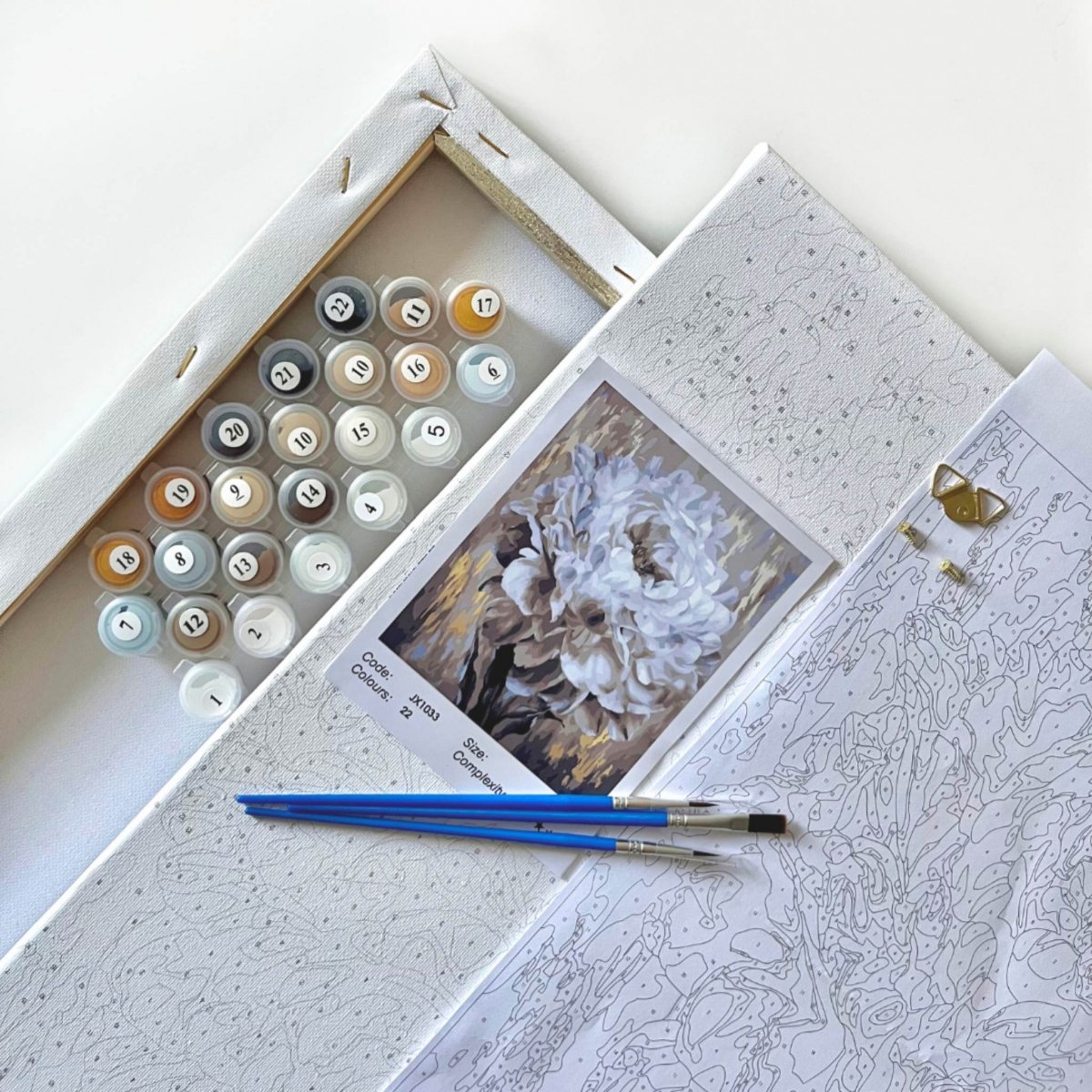 Malowanie Po Numerach Zestaw Paryż w Gwiazdach 40x50