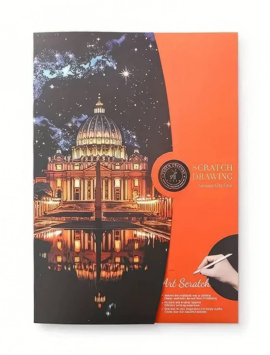 Magiczna Zdrapka Szlakiem Zabytków (4szt.) 40x28 cm