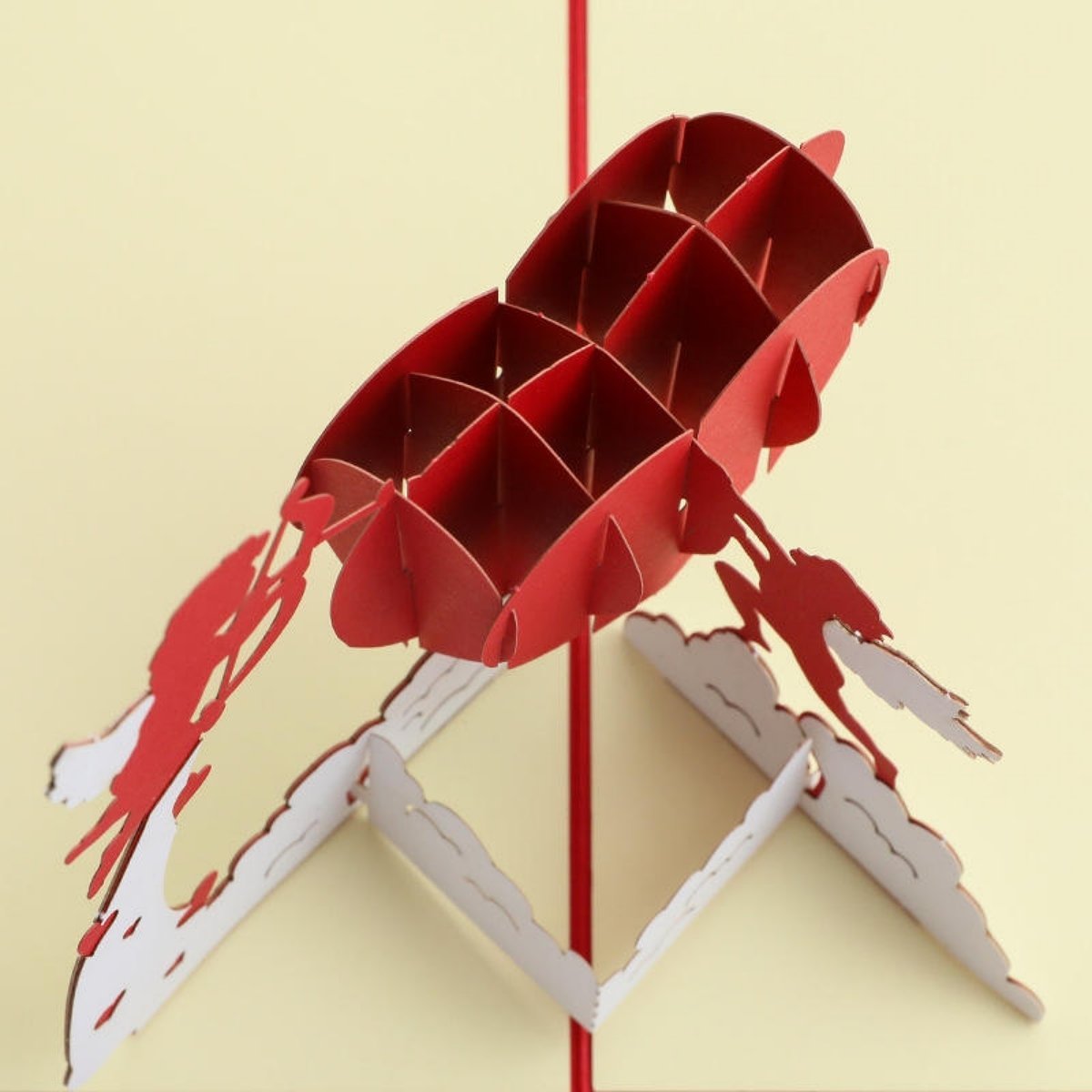 Kartka Pocztowa Okolicznościowa 3D Pop-up Walentynki Miłość