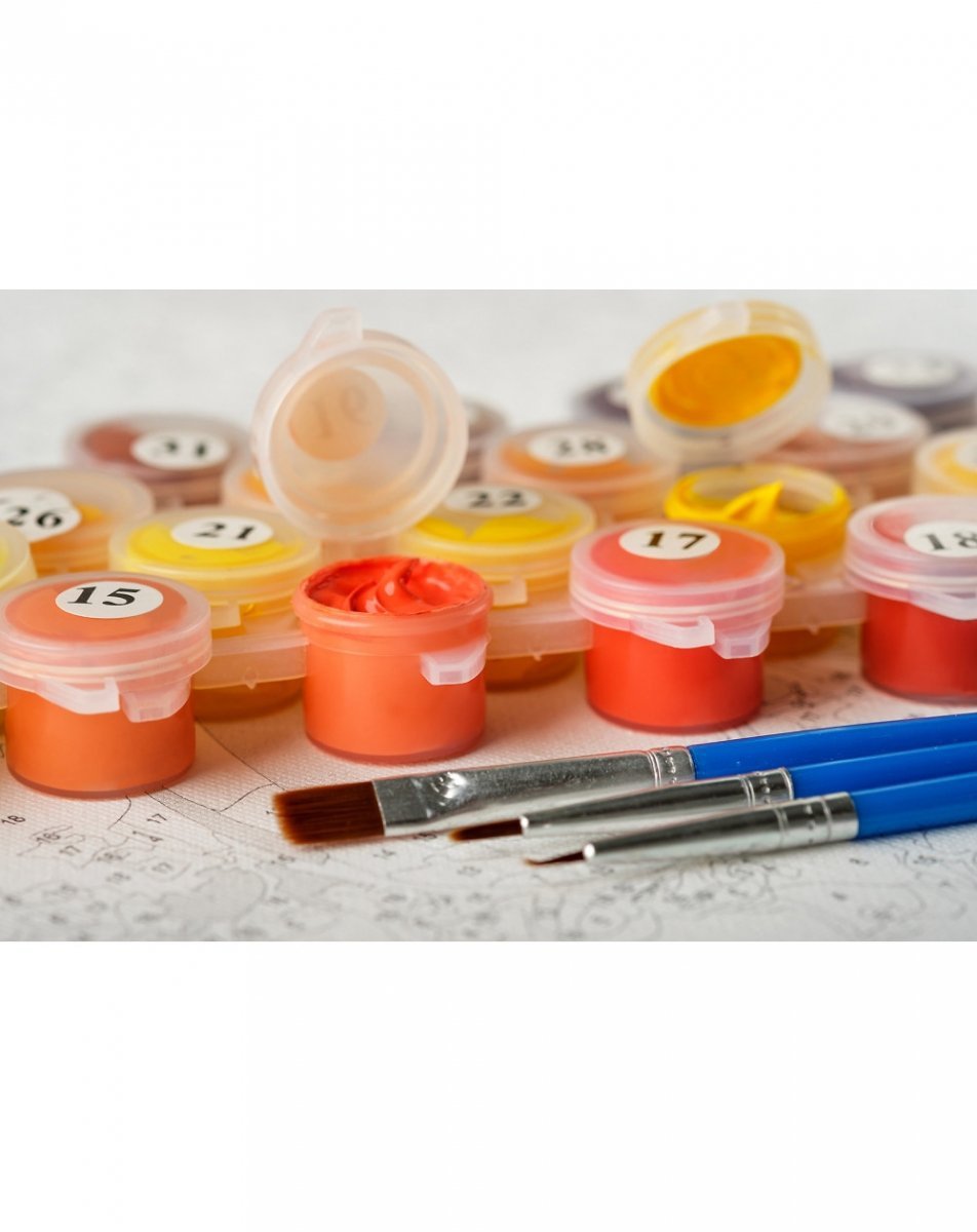 Malowanie Po Numerach Zestaw Cud w Mamie 40x50