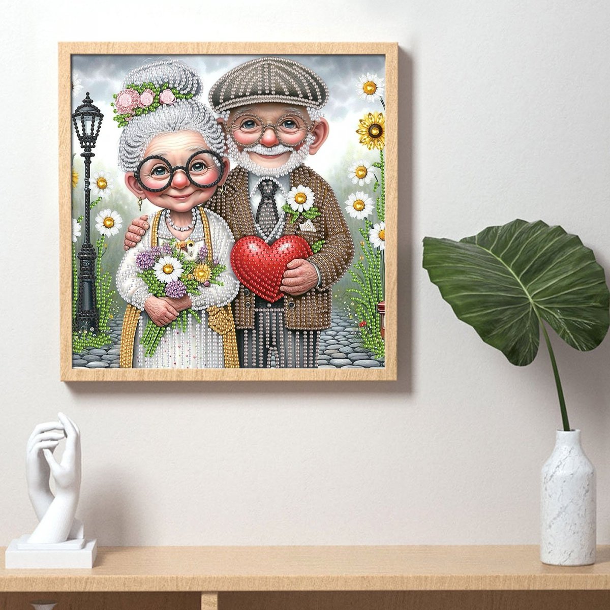 Haft Diamentowy Miłość na Zawsze 30x30 cm