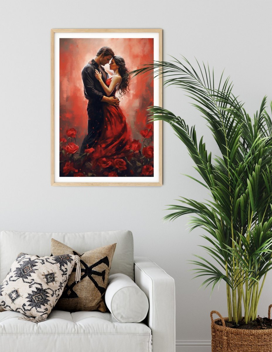 Haft Diamentowy Namiętna Para 55x75