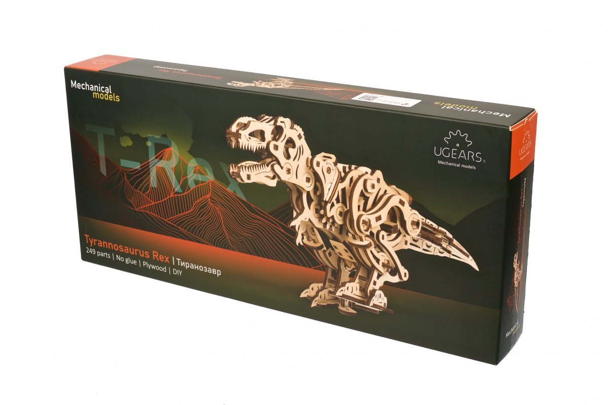 Puzzle 3D Drewniane Tyranozaurus Rex uGEARS