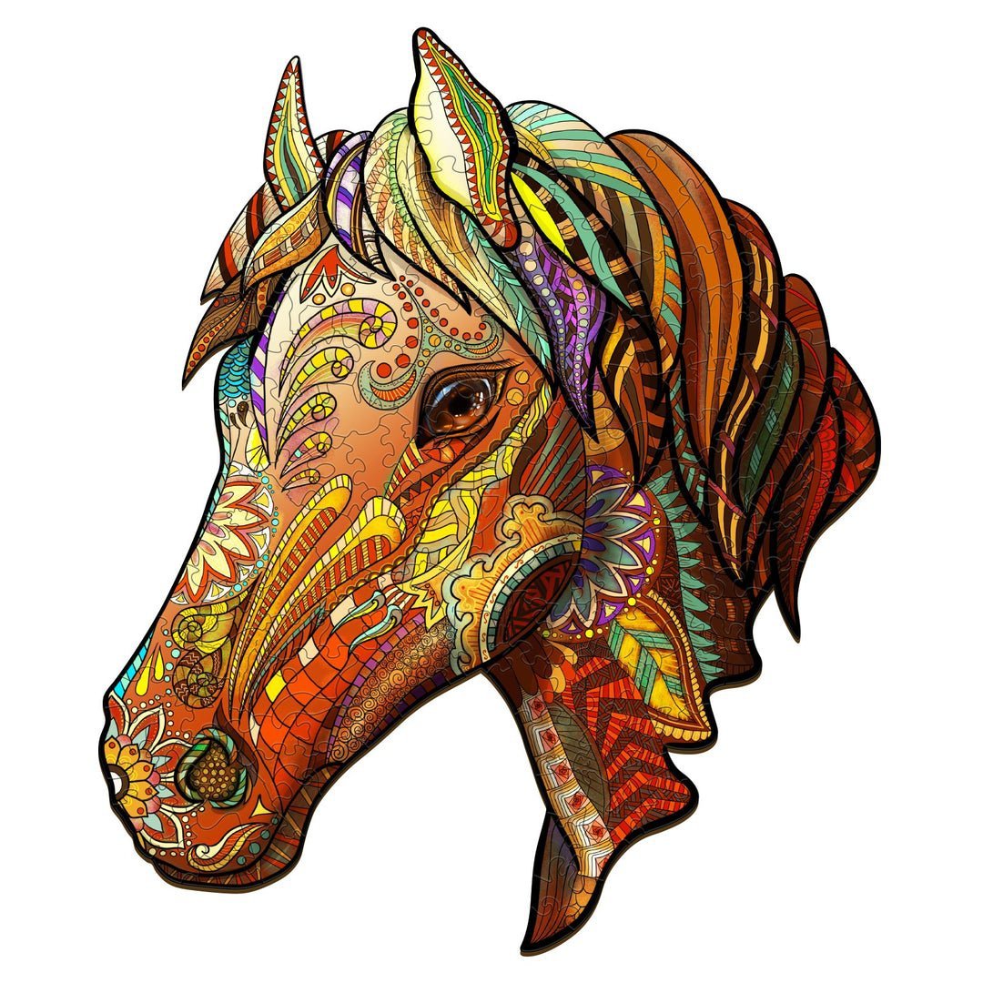 Puzzle Drewniane Baśniowy Koń S