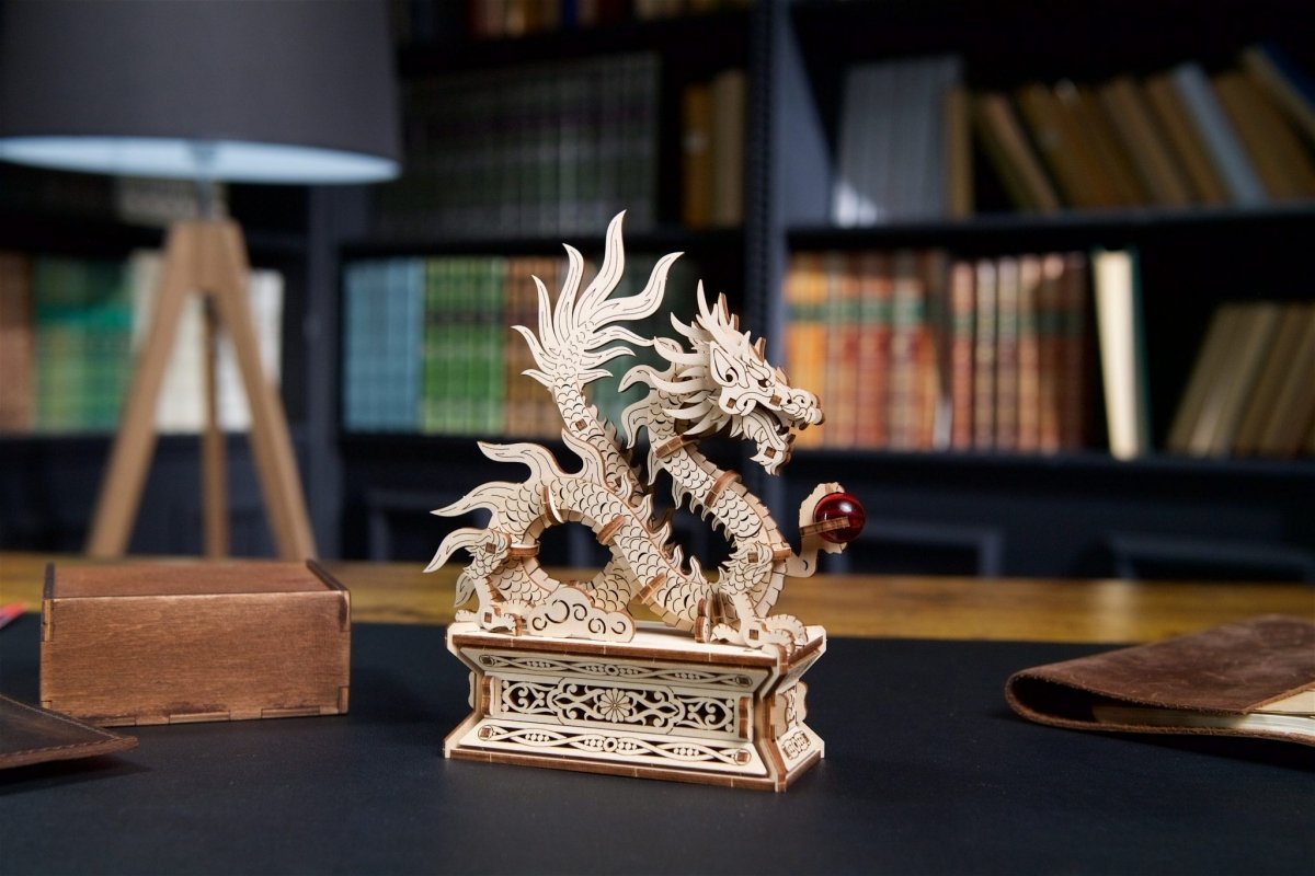 Puzzle 3D Drewniany Smok uGEARS