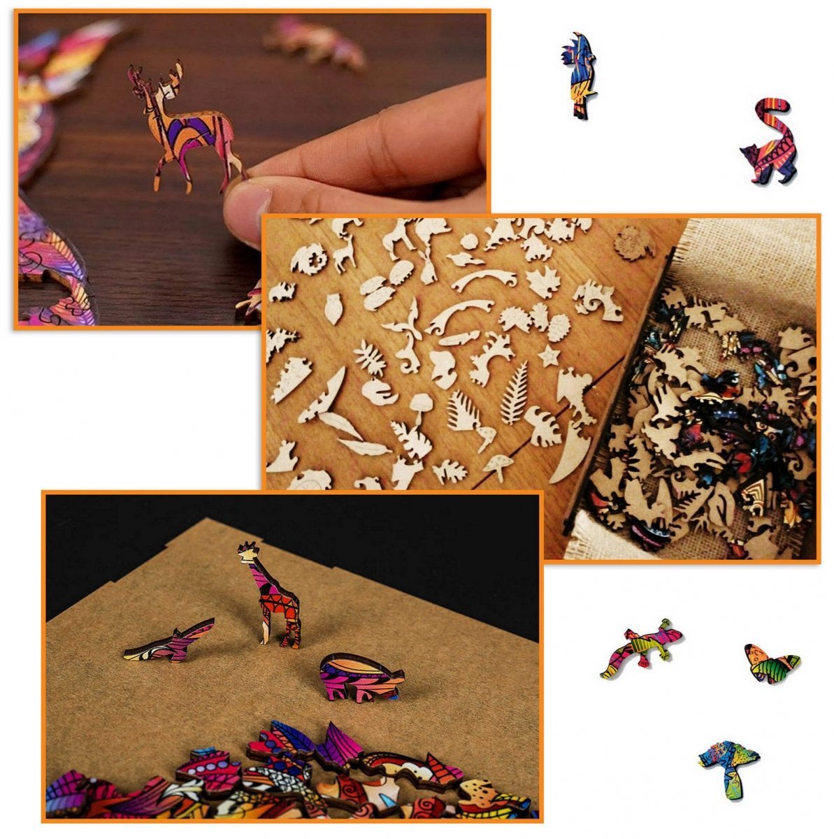 Puzzle Drewniane Mała Syrenka A3
