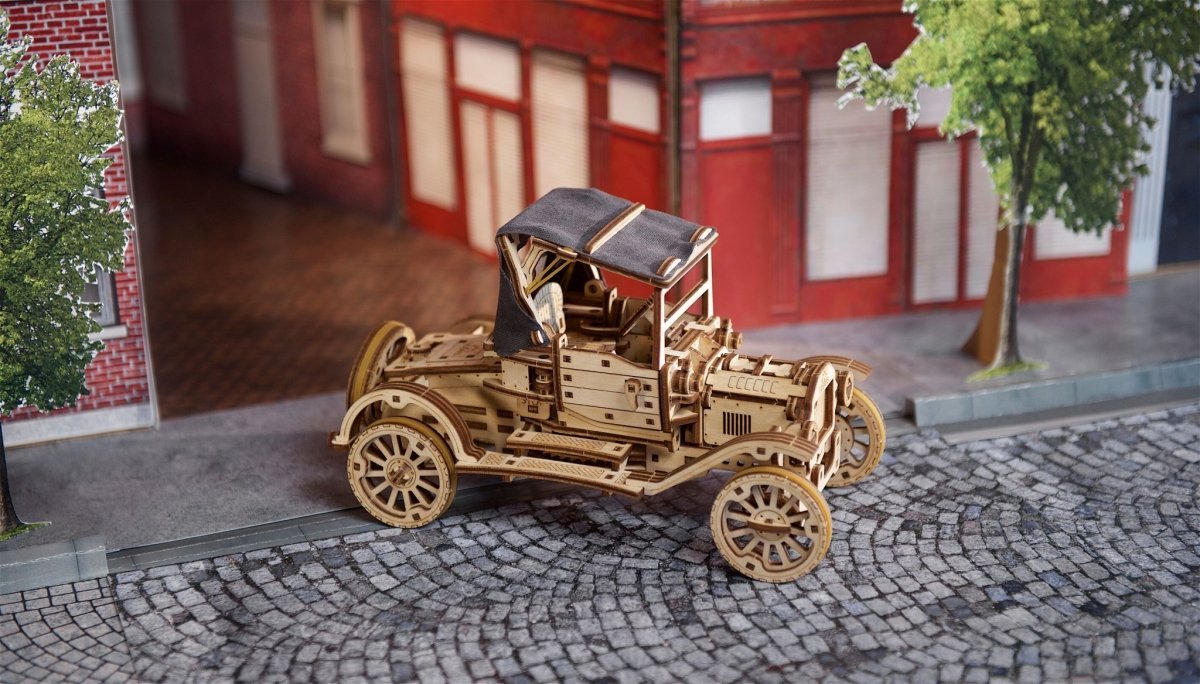 Puzzle 3D Drewniane Samochód Retro UGR-T uGEARS