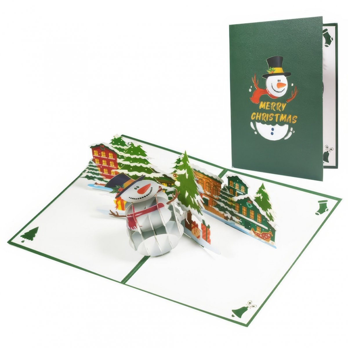 Kartka Pocztowa Okolicznościowa 3D Pop-up Boże Narodzenie - Zimowa Radość