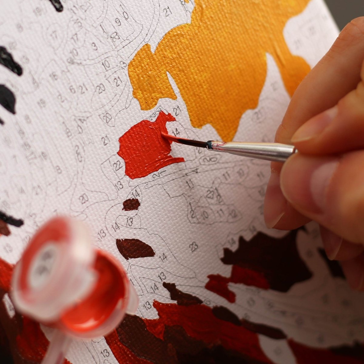 Malowanie Po Numerach Zestaw Dwór w Górach 40x50