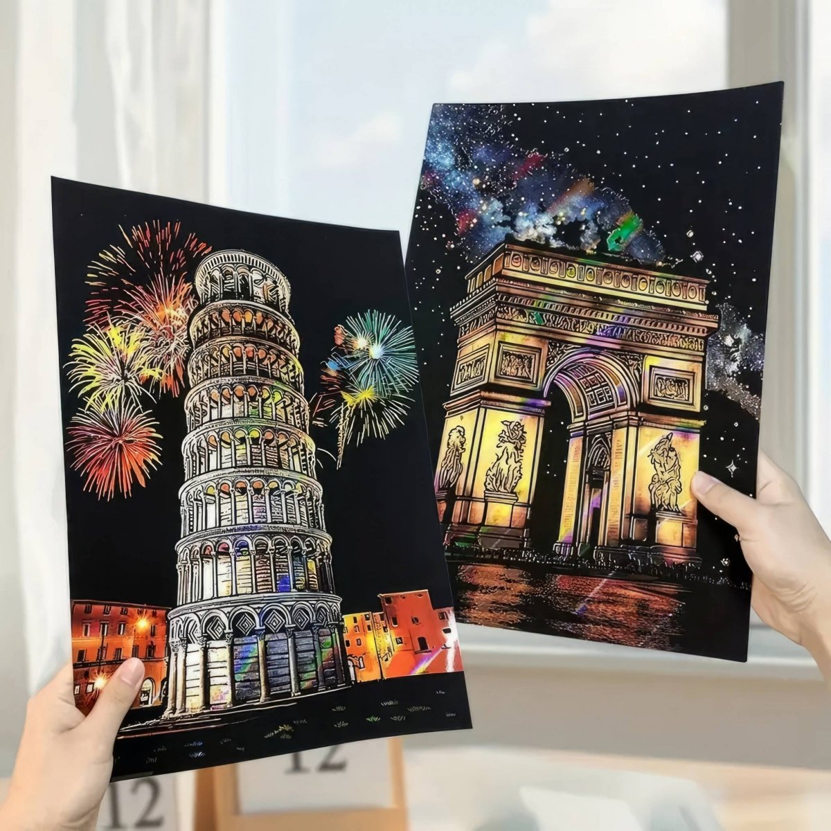 Magiczna Zdrapka Szlakiem Zabytków (4szt.) 40x28 cm