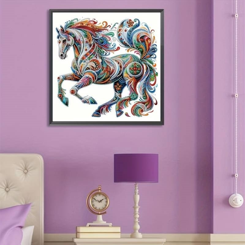Haft Diamentowy Lśniący Galop 30x30 cm