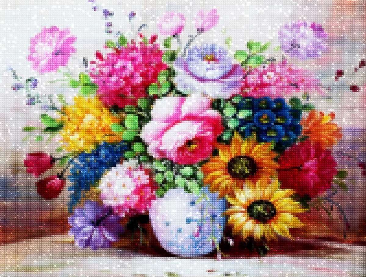 Haft Diamentowy Feeria Barw 40x50
