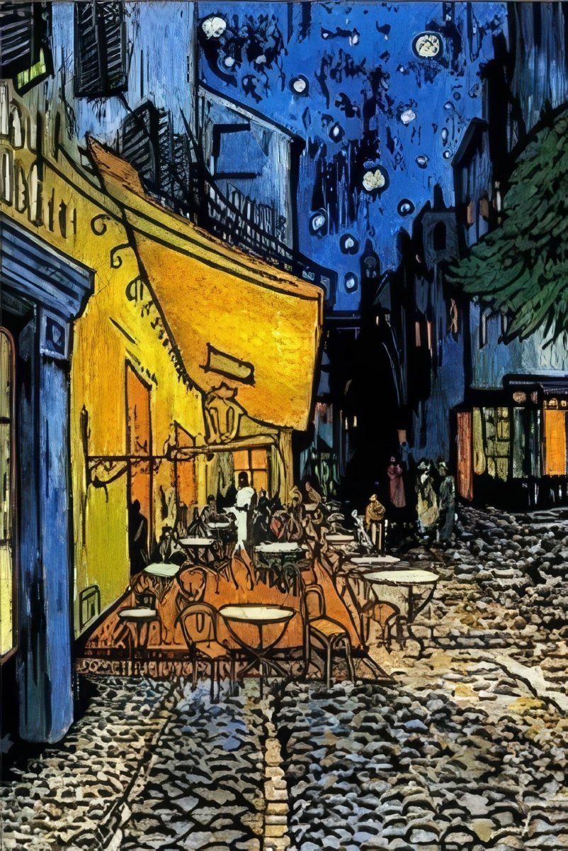 Magiczna Zdrapka Van Gogh (4szt.) 40x28 cm