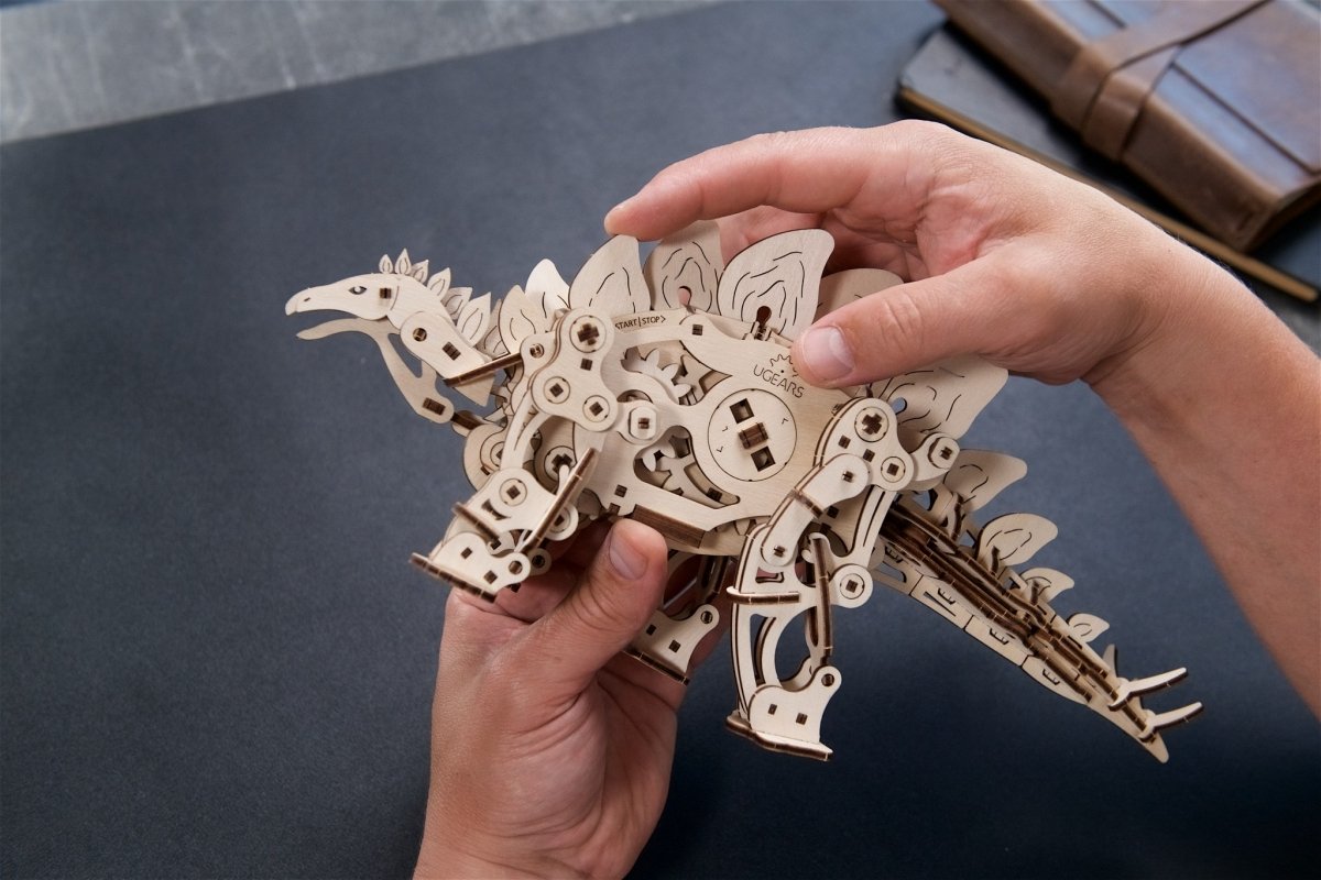 Puzzle 3D Drewniane Stegozaur uGEARS