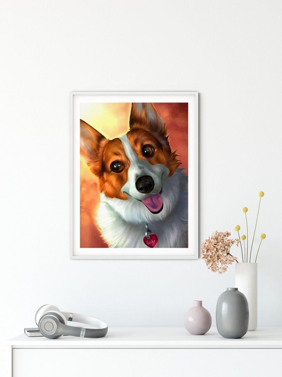 Haft Diamentowy Przyjaciel Człowieka 30x40 cm