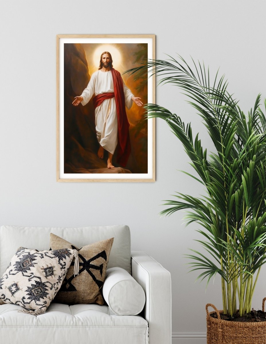 Haft Diamentowy Jezus Zbawiciel 45x65 cm