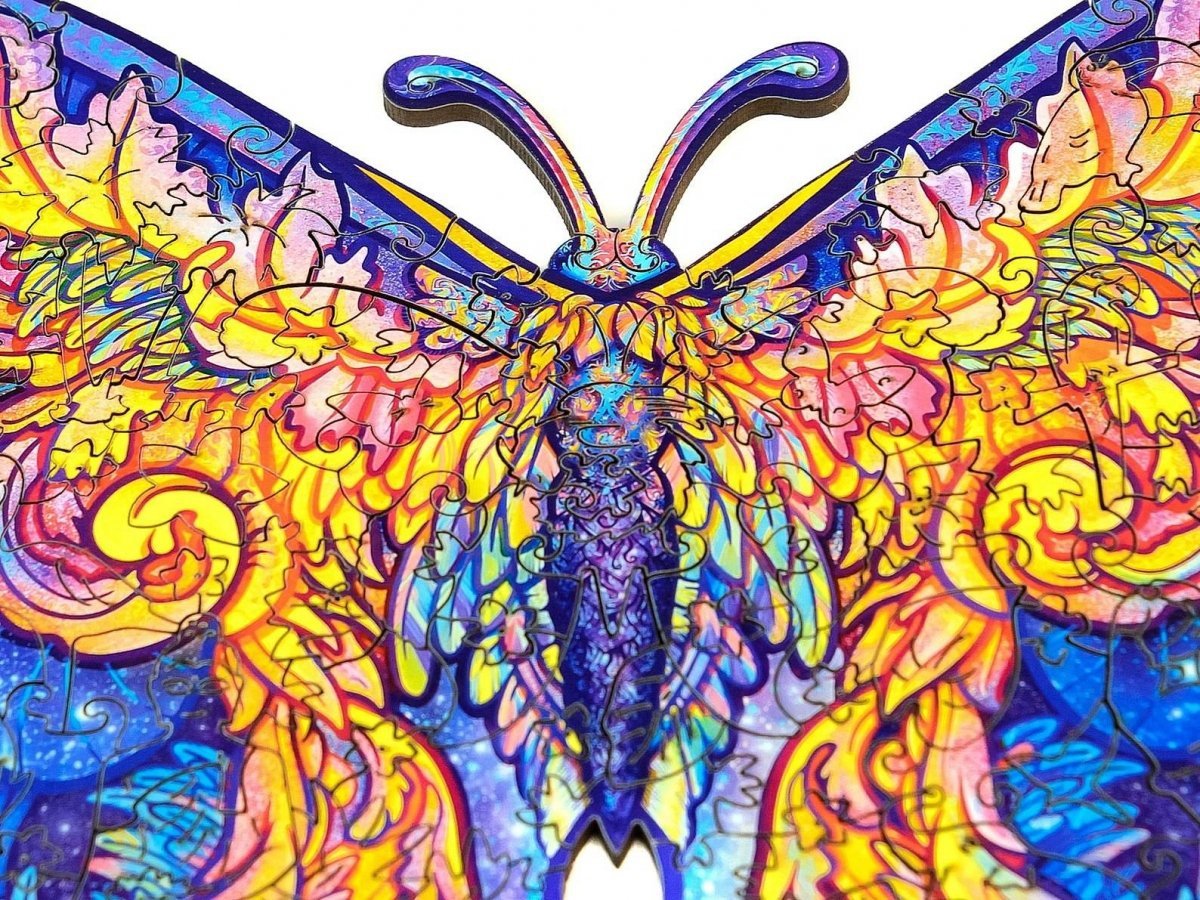Puzzle Drewniane Magiczny Motyl A3