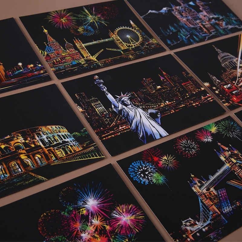 Magiczna Zdrapka Holenderskie Wiatraki 40x28cm