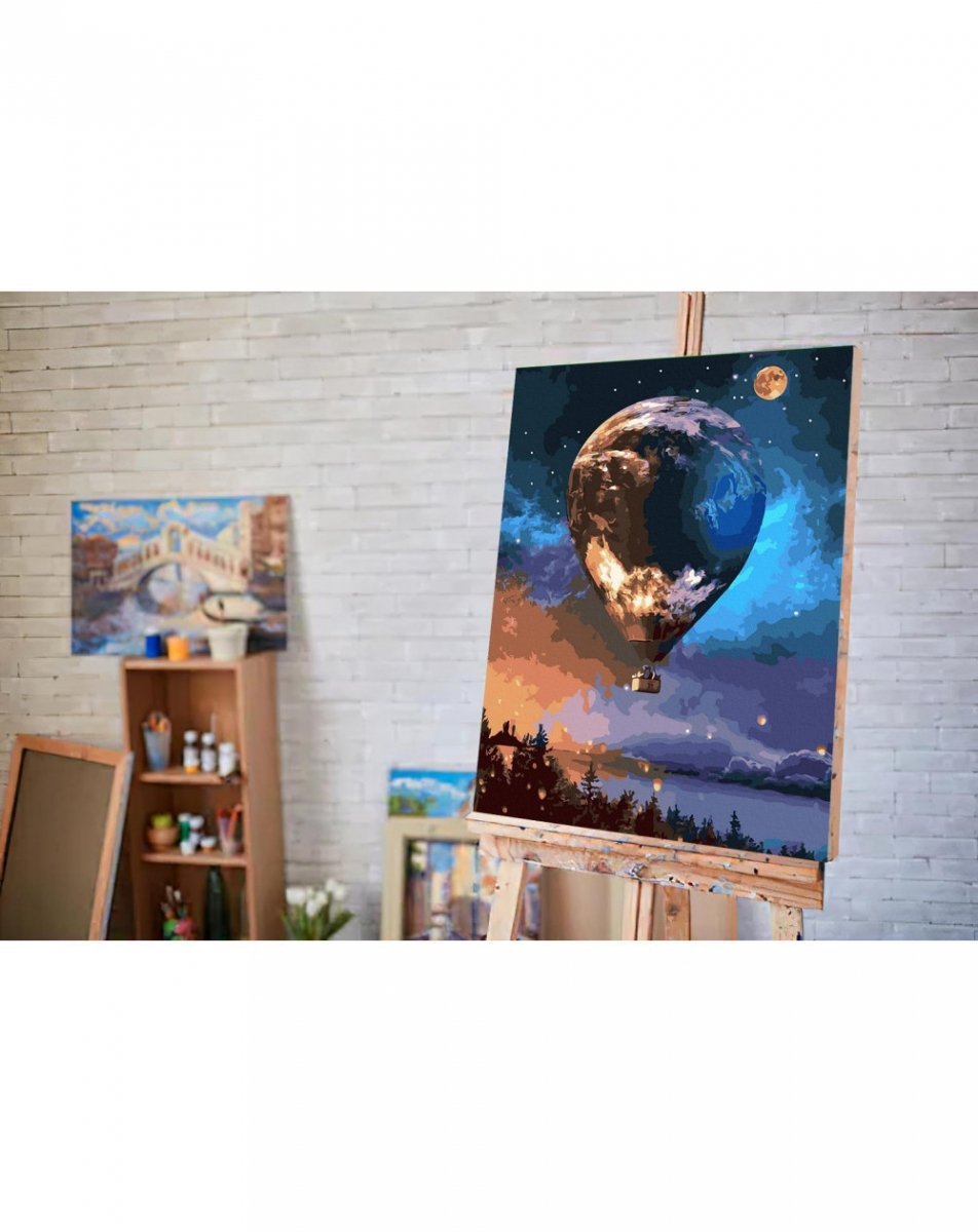 Malowanie Po Numerach Zestaw Gwiezdna Kula 40x50