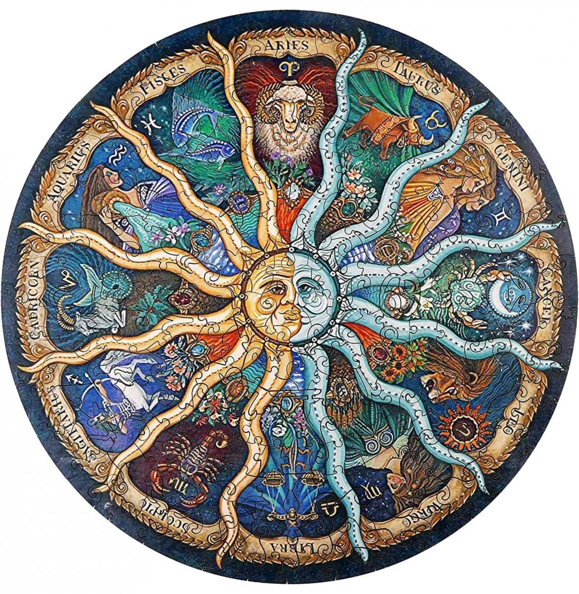 Puzzle Drewniane Piękny Zodiak S