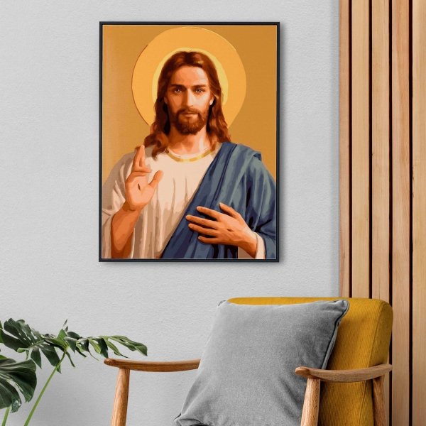 Malowanie Po Numerach Zestaw Jezus Chrystus 40x50