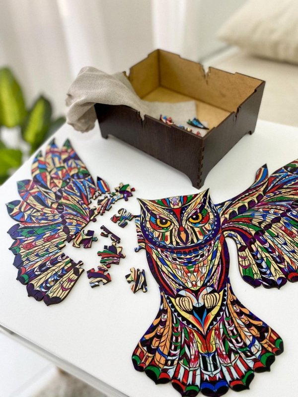 Puzzle Drewniane Baśniowy Smok