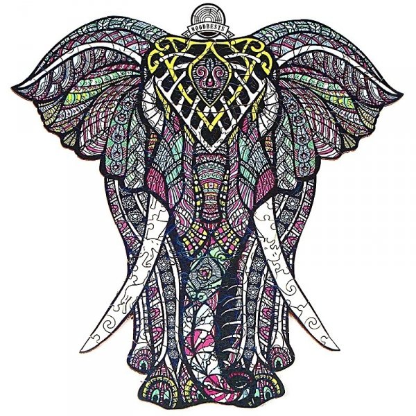 Puzzle Drewniane Antyczny Mamut S