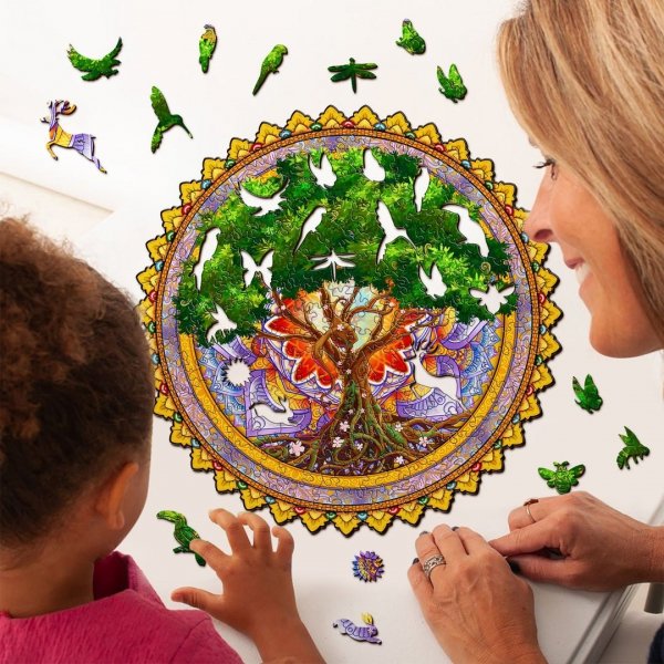 Puzzle Drewniane Drzewo Życia M