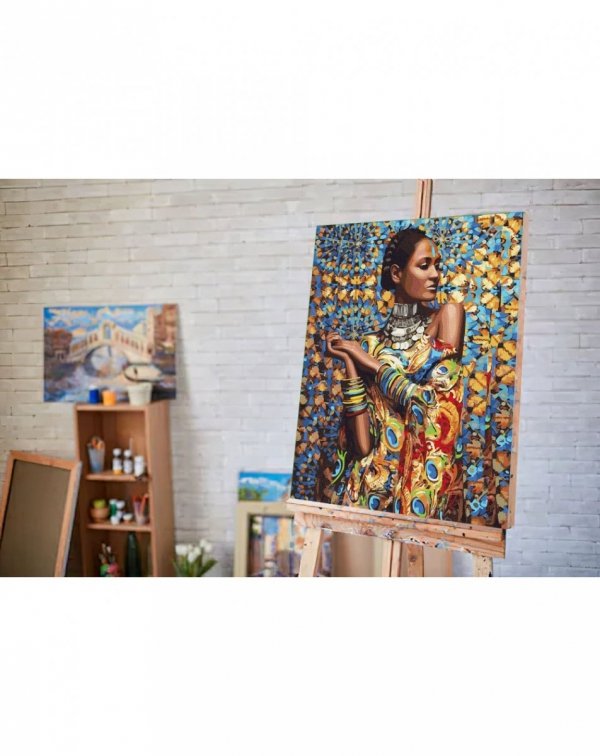 Malowanie Po Numerach Zestaw Księżniczka Zimbabwe 40x50